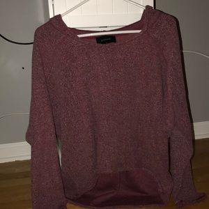 Storia Maroon Hooded Sweater